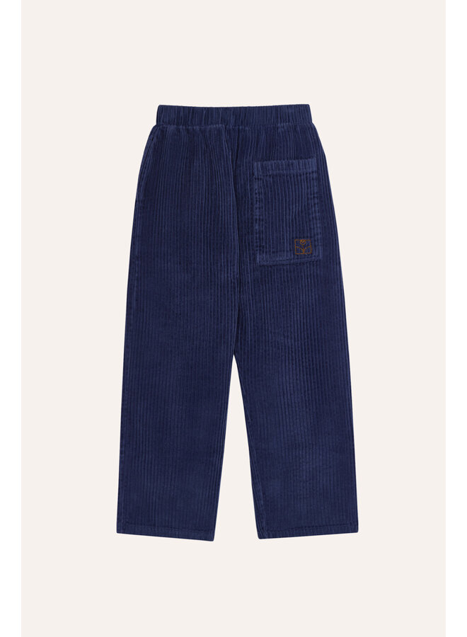 Blue Corduroy Trousers - Blue - The Campamento