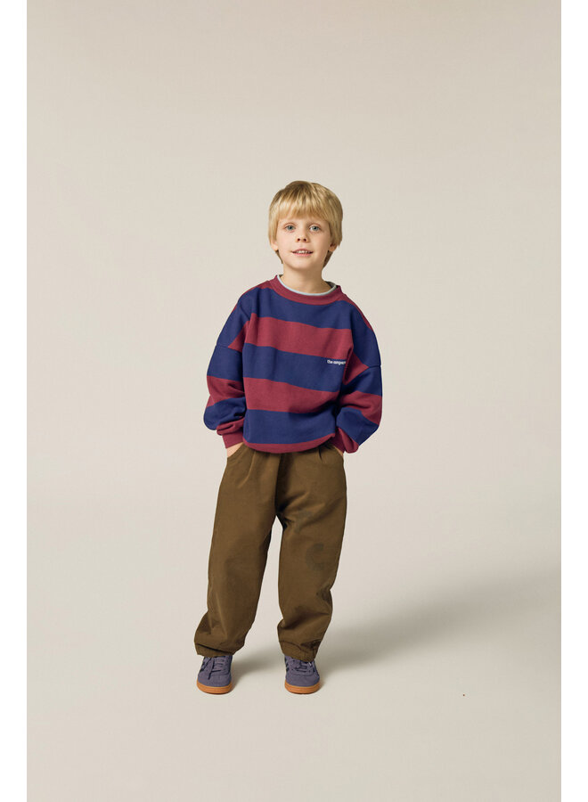 Blue Stripes Sweatshirt - Blue - The Campamento