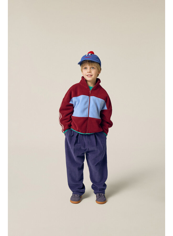 Burgundy Polar Sweatshirt - Burgundy - The Campamento