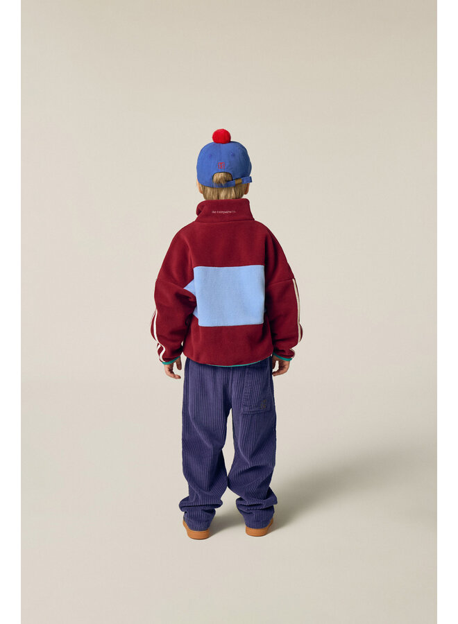 Burgundy Polar Sweatshirt - Burgundy - The Campamento