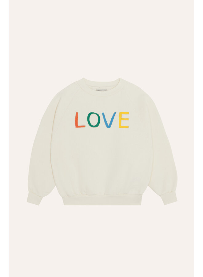 Love Ecru Sweatshirt - Ecru - The Campamento