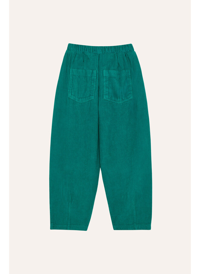 Green Corduroy Trousers - Green - The Campamento