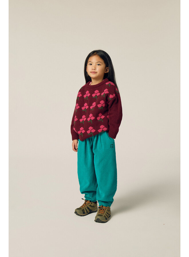 Green Corduroy Trousers - Green - The Campamento