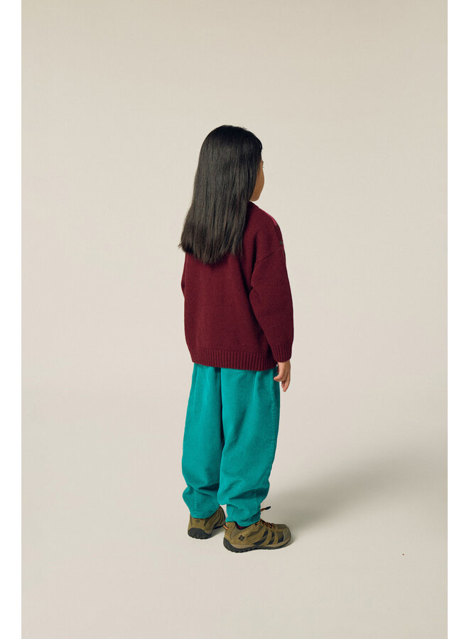 Green Corduroy Trousers - Green - The Campamento