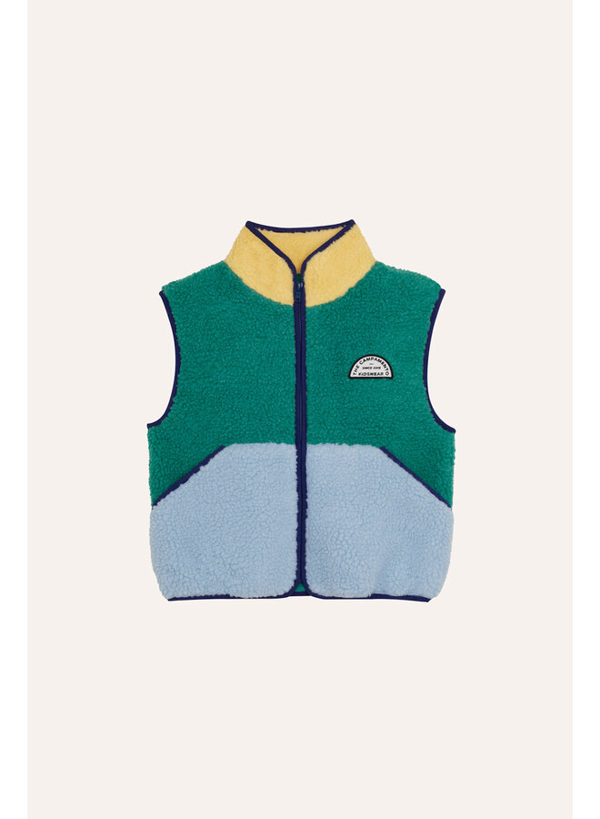 Green Teddy Vest - Green - The Campamento