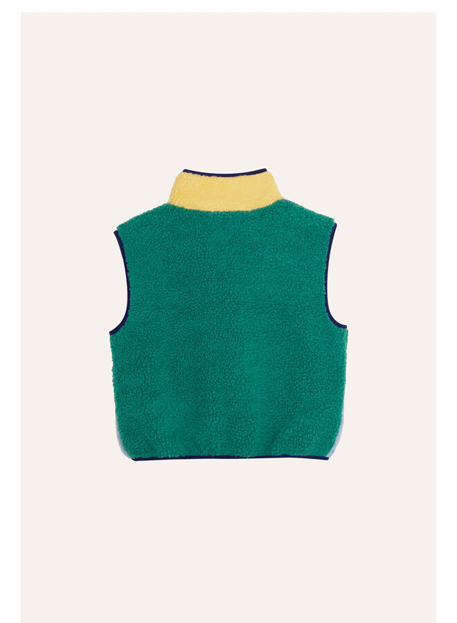 Green Teddy Vest - Green - The Campamento