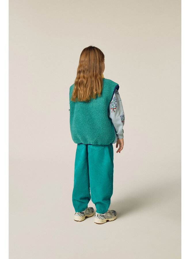 Green Teddy Vest - Green - The Campamento