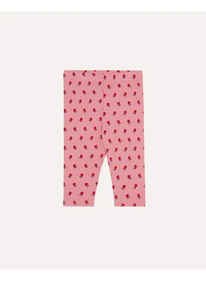 Flowers Pink Baby Leggings - Pink - The Campamento