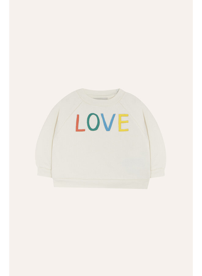 Love Baby Sweatshirt - Ecru - The Campamento