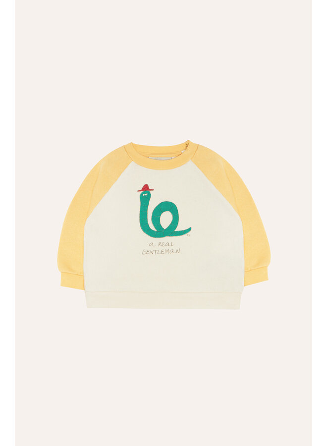 Gentleman Baby Sweatshirt - Ecru - The Campamento