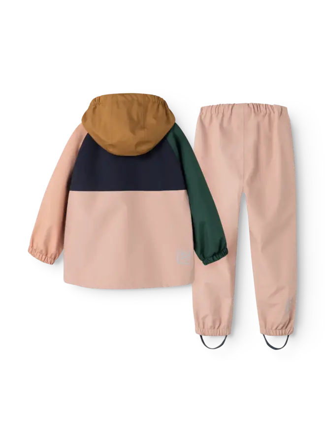 Pedia Rainwear Set - Pale tuscany multi mix - Liewood
