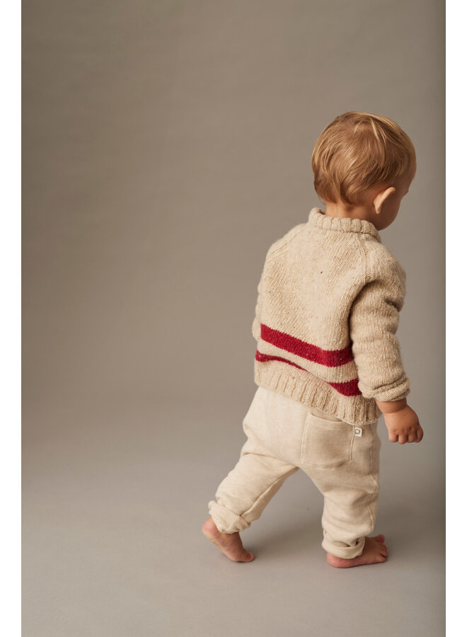 Fleece Pants - Stone - My Little Cozmo