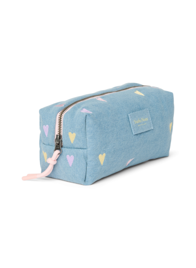 Denim Color Hearts Pouch - Studio Noos