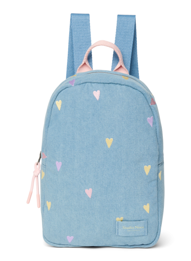 Mini Denim Color Hearts Rugzak - Studio Noos