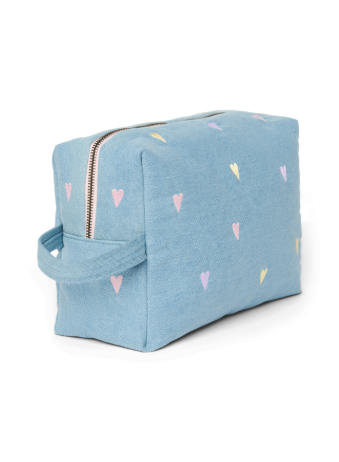 Toilettas - Denim Color Hearts - Studio Noos