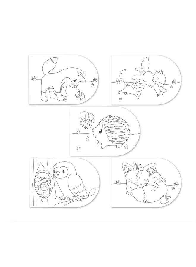 Verfboek - Forest Friends - Little Dutch