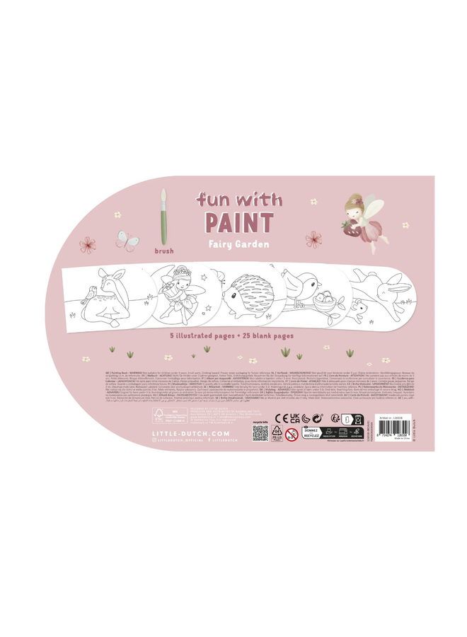 Verfboek - Fairy Garden - Little Dutch