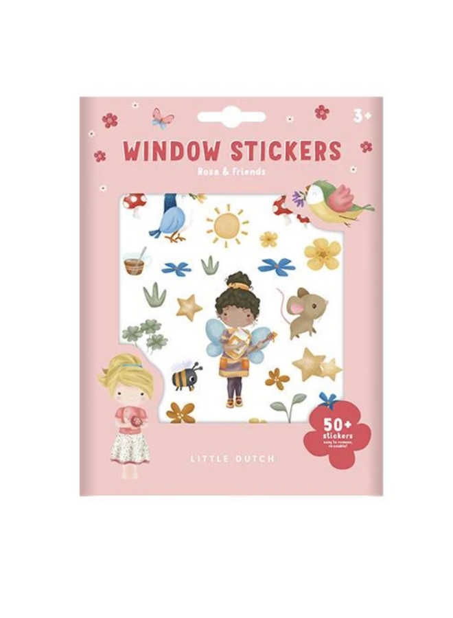 Raamstickers - Rosa & Friends - Little Dutch