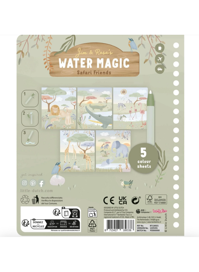 Waterkleurboek Jim - Little Dutch