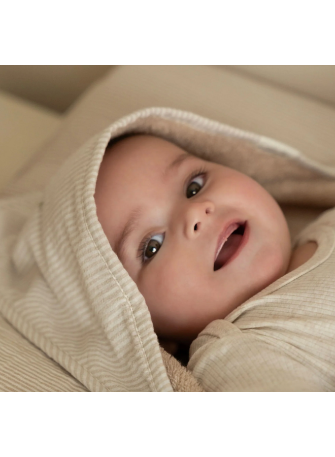 Badcape - Beige - 75 x 75 - Newborn Bunny - Little Dutch