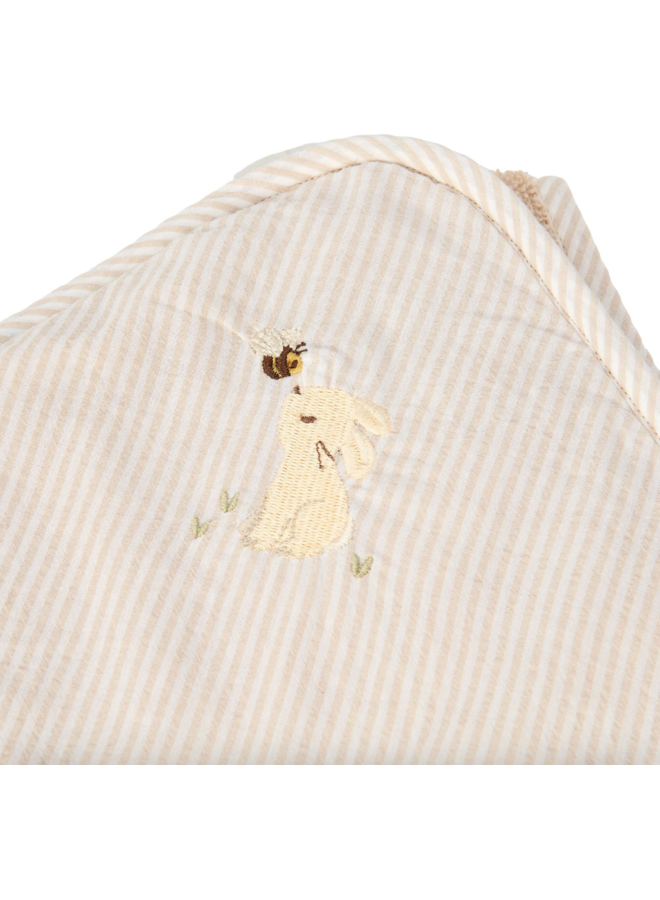 Badcape - Beige - 75 x 75 - Newborn Bunny - Little Dutch