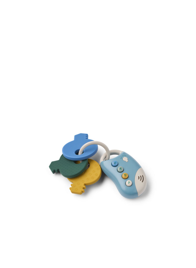 Vroom Car Keys - Beach Blue Multi mix - Liewood