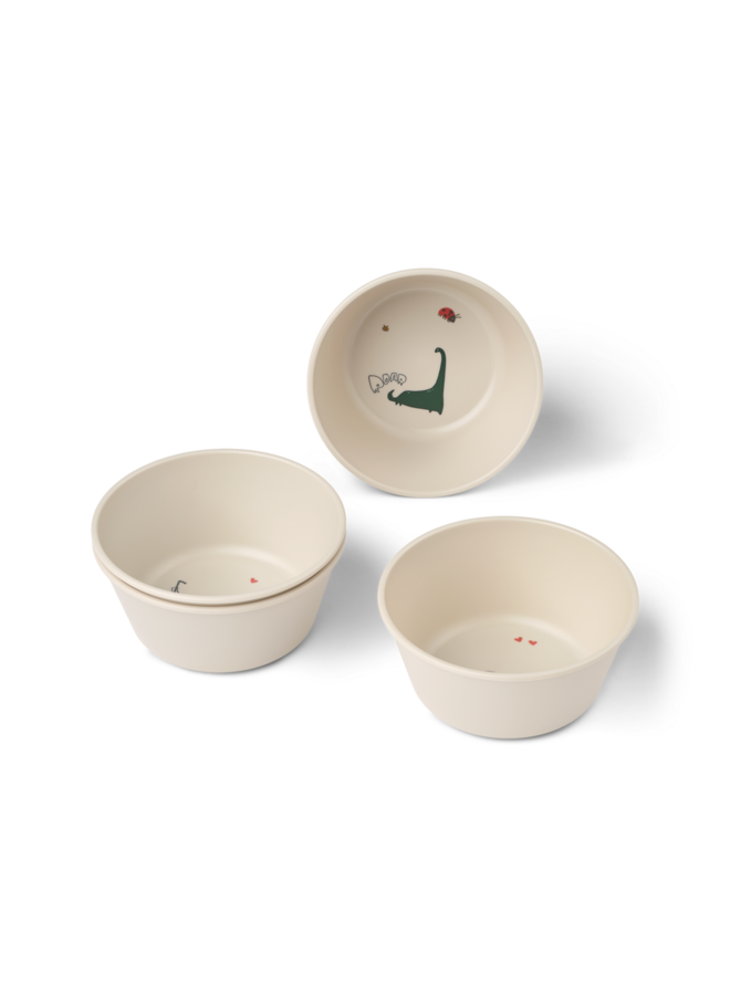 Cees Bowl 4-Pack - Tamtam / Sandy - Liewood