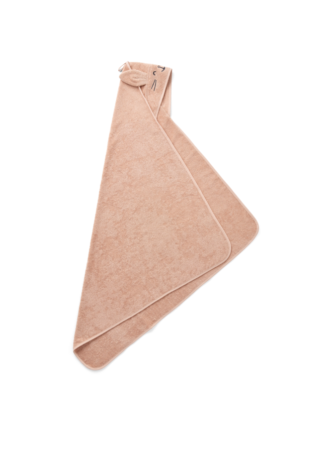 Augusta Rabbit Hooded Towel - Pale tuscany - Liewood