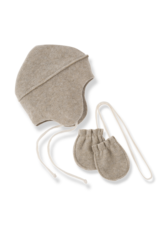 Albi Beanie & Mittens - Beige - 1+ In The Family