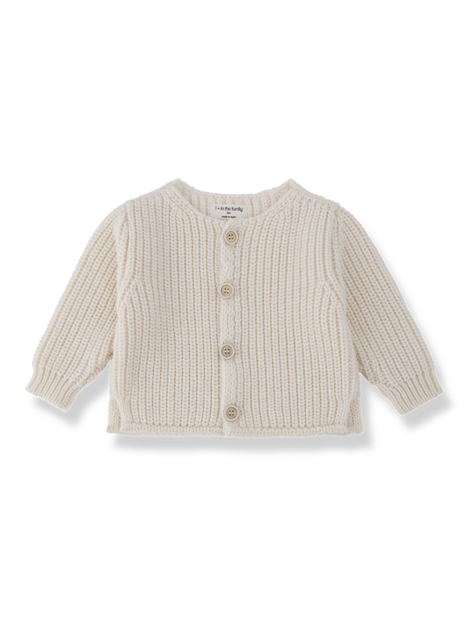Antibes Cardigan - Ecru - 1+ In The Family