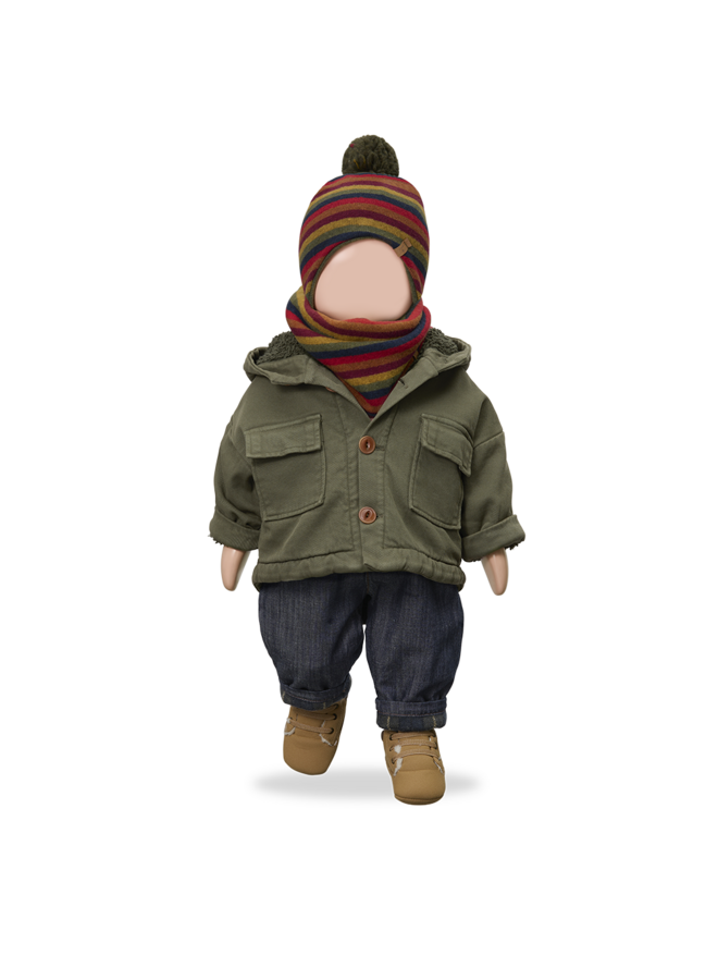 Jasper Lined Jacket - Khaki - 1+ In The Family