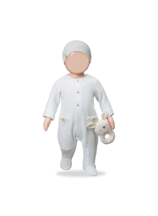 Metz Jumpsuit W/Feet - Ciel - 1+ In The Family