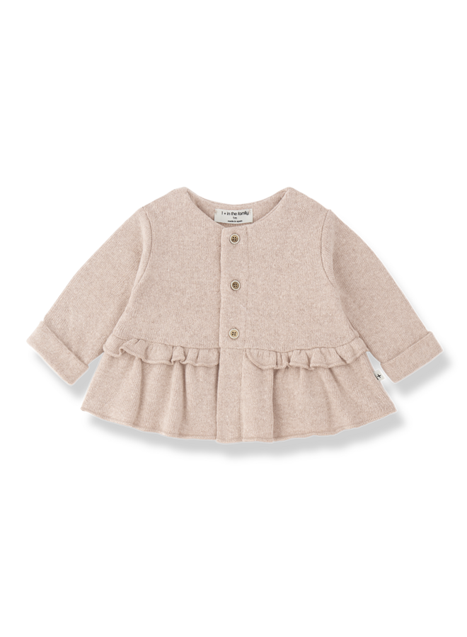 Strasbourg Girly Cardigan - Nude - 1+ In The Family