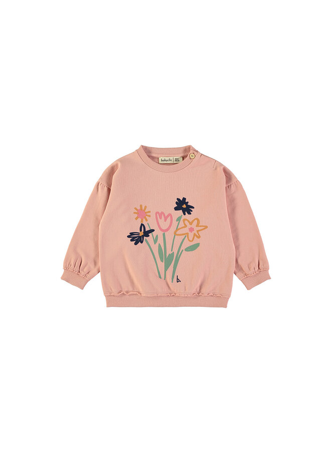 Sweatshirts - Bouquet Pink - Babyclic
