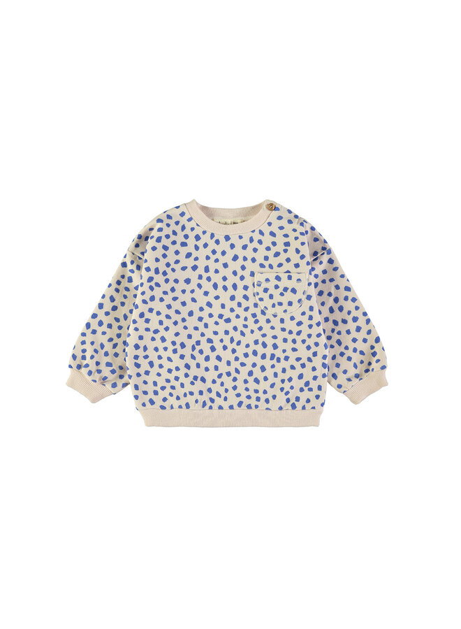Sweatshirts - Animal Print Ecru - Babyclic