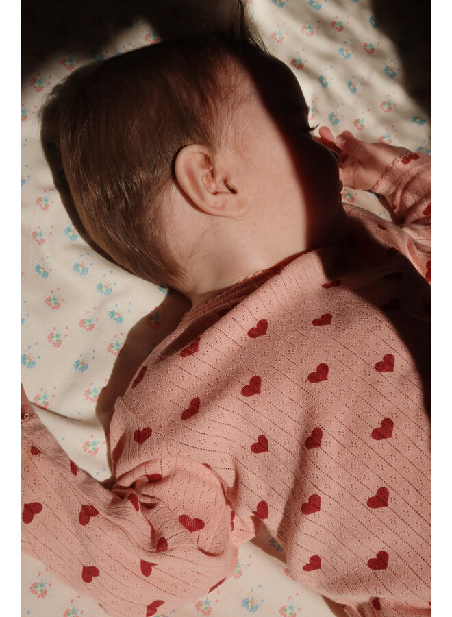 Minnie Onesie Gots - Rose Red - Konges Slojd