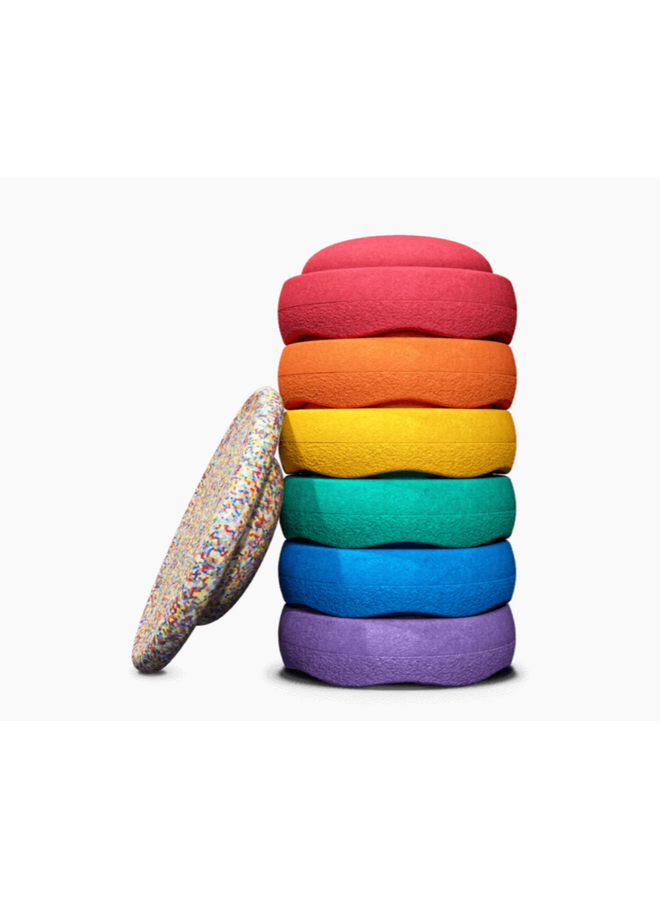 Rainbow Set Classic - 6 + 1 - Stapelstein