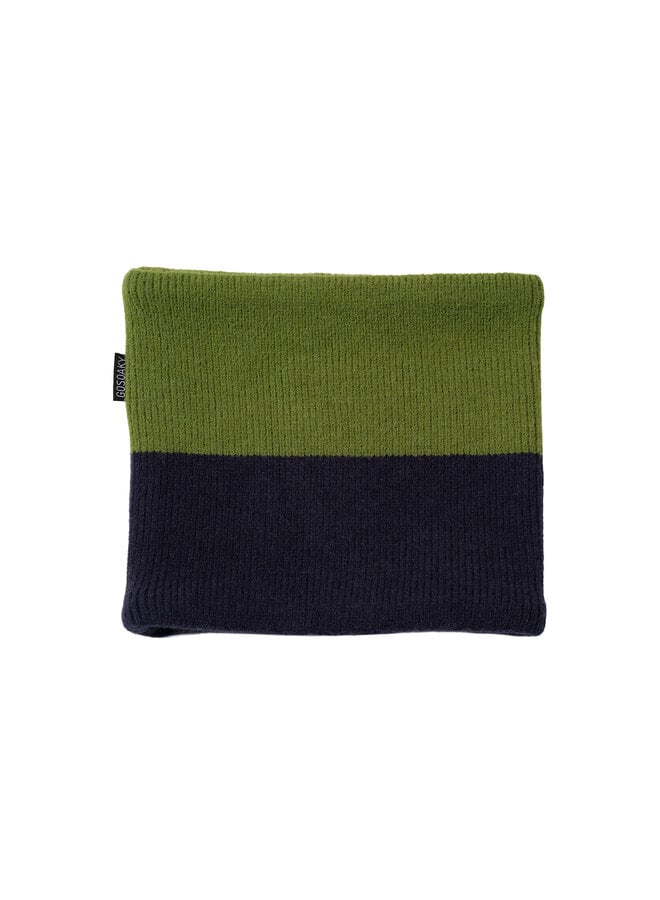Sjaal Bee Real - Deep Dark Blue/Basil Green - Gosoaky