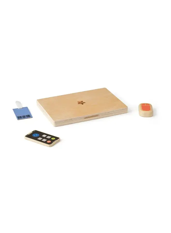 Houten computer speelset - Kid's Concept