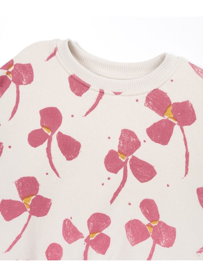Printed Fleece Sweater - Sketches - Play Up