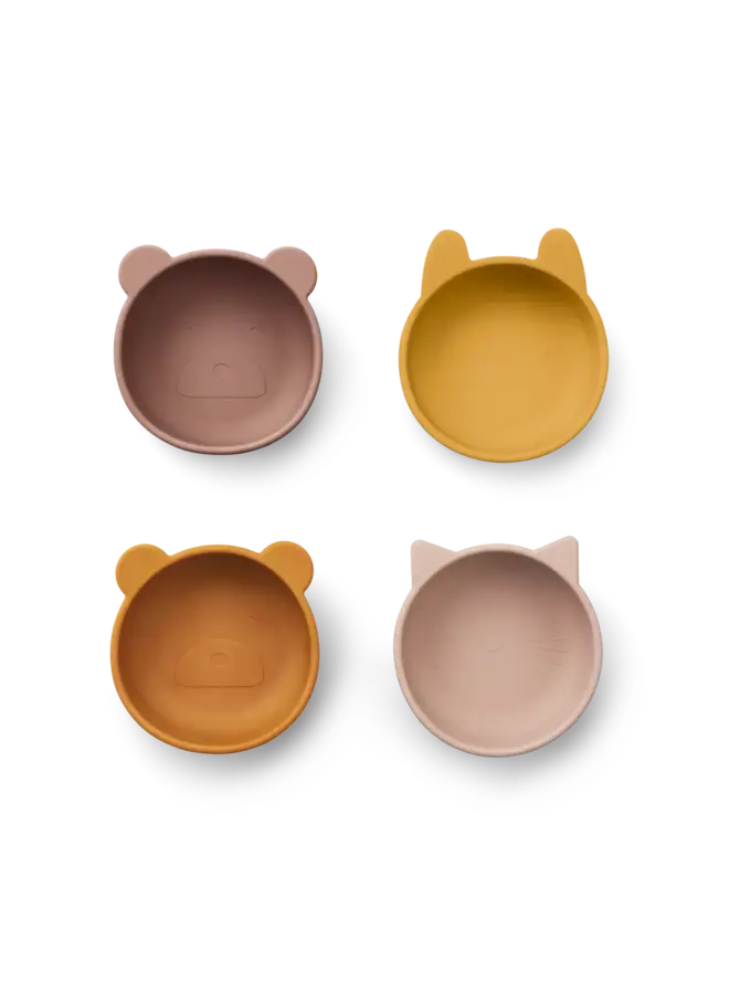 Iggy Silicone Bowls - Rose Mix - Liewood