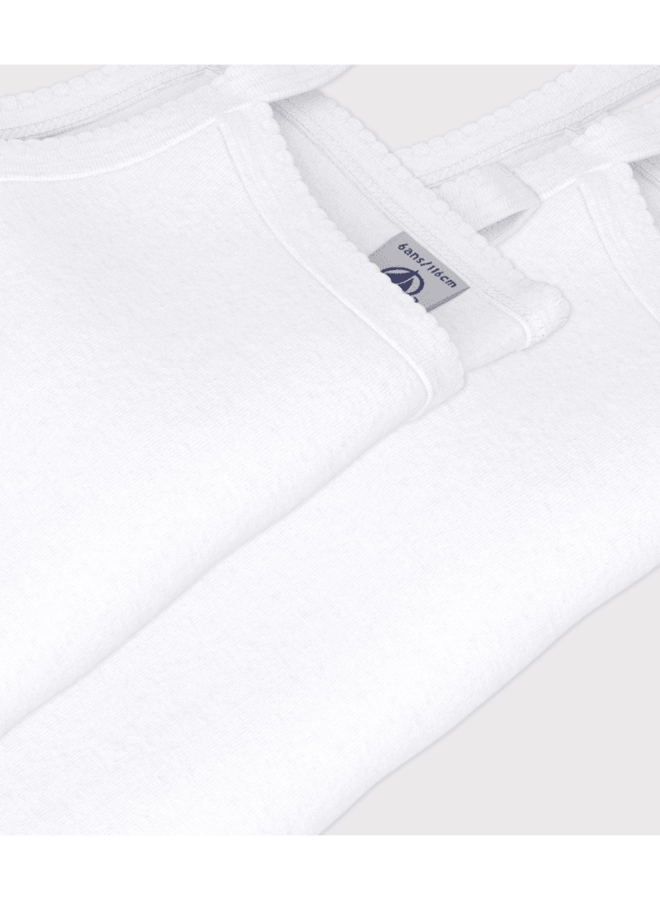 Set Kinderhemdjes Meisje - Wit - Petit Bateau