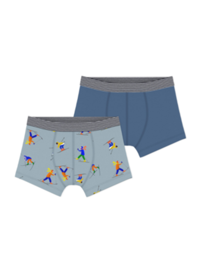 2 Boxers - Ski - Petit Bateau