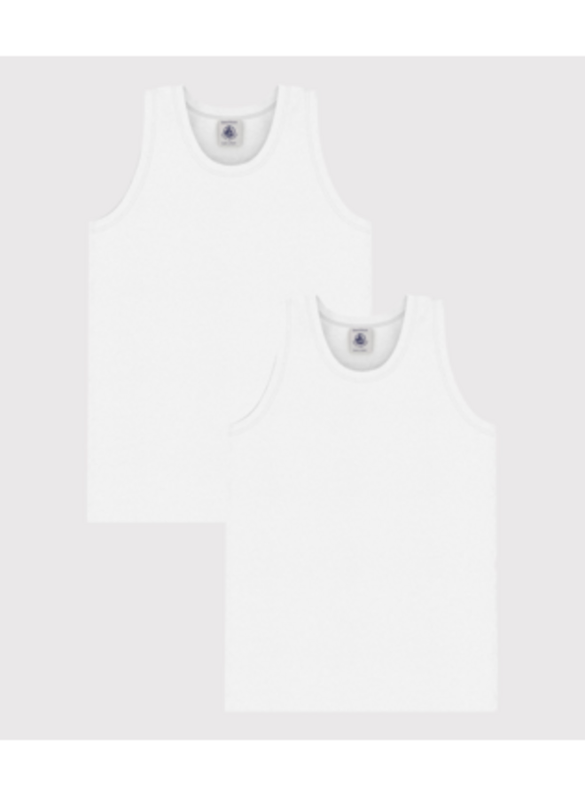 Set Kinderhemdjes Jongen - Wit - Petit Bateau