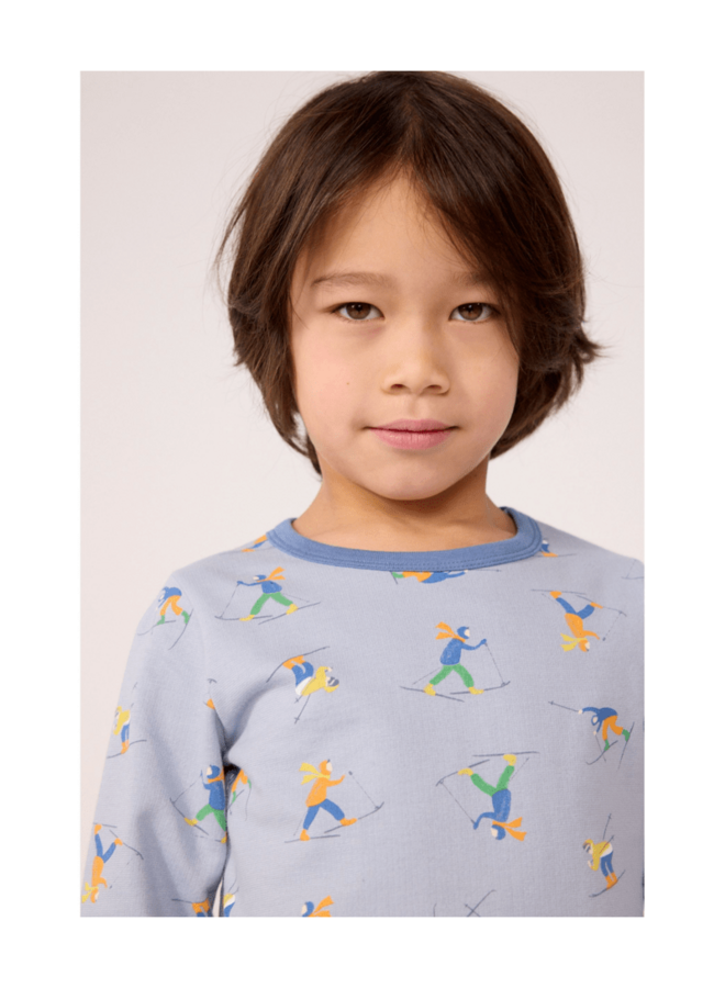 Kinderpyjama Fleece - Ski - Petit Bateau