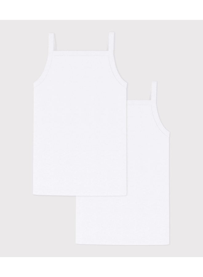 Set Kinderhemdjes Meisje - Wit - Petit Bateau