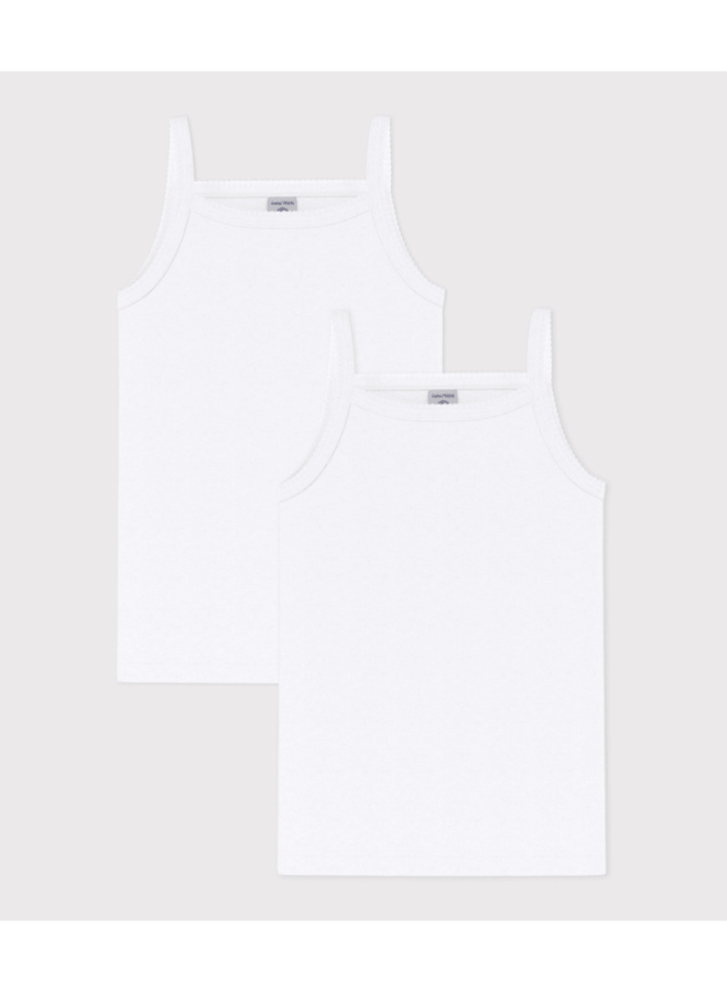 Set Kinderhemdjes Meisje - Wit - Petit Bateau