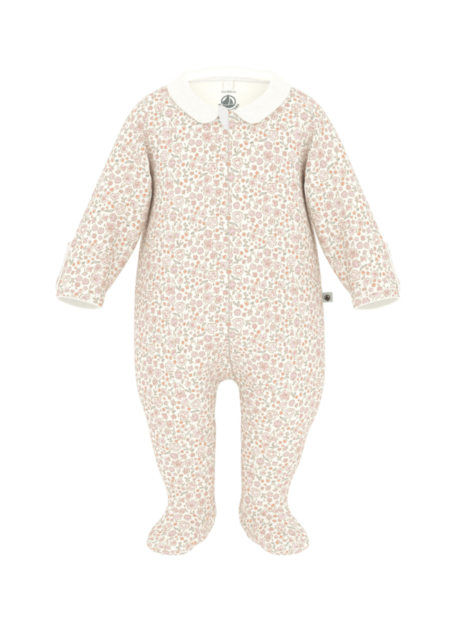 Bloemenpyjama Kraagje - Petit Bateau