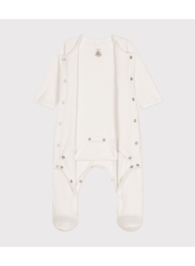 Fluwelen Bodyjama - Hartje - Petit Bateau