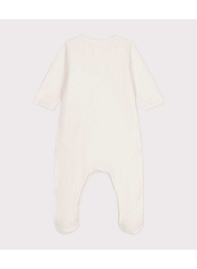 Fluwelen Bodyjama - Hartje - Petit Bateau